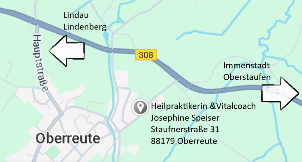 Anfahrt Heilpraktikerin & Vitalcoach Josephine Speiser